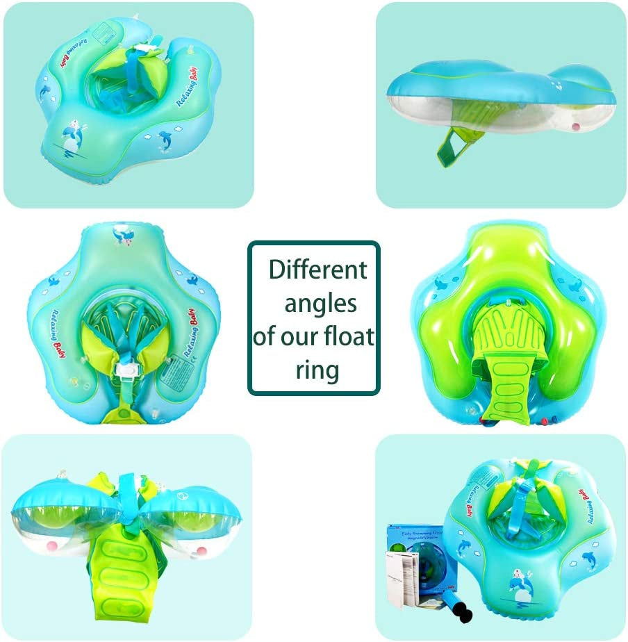 Anti-Slip Baby Pool Floats for Toddler Floaties Baby Swimming Pool Ring Accessories for the Age of 3 Months-5 Years